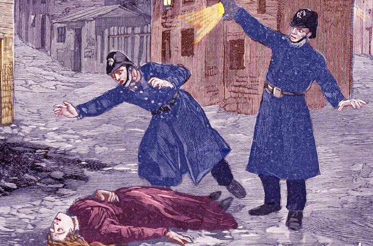 Jack the Ripper illustration from an old magazine
