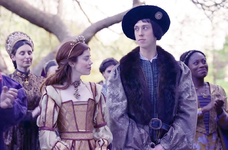 Catherine of Aragon and Arthur Tudor in The Spanish Princess.