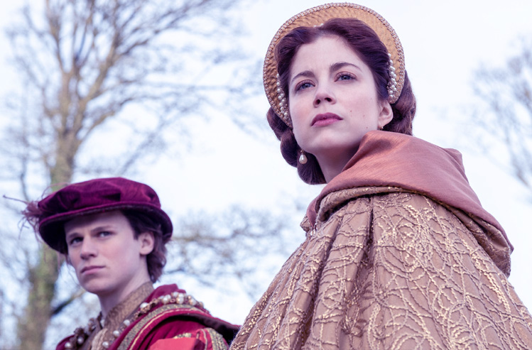 Catherine of Aragon and Henry VIII in The Spanish Princess.