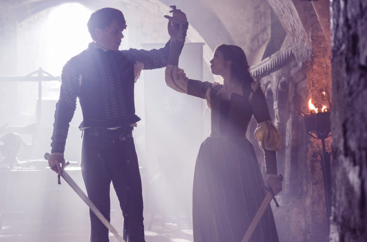 Catherine of Aragon and Henry VIII in The Spanish Princess.