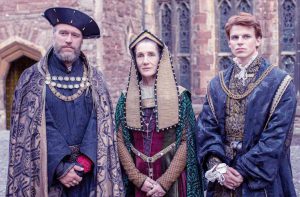 Henry VII, Margaret Beaufort, and Henry VIII in The Spanish Princess.