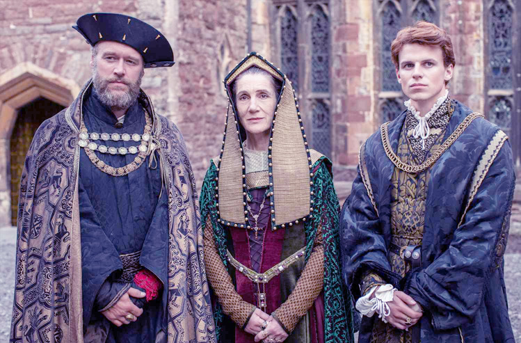 Henry VII, Margaret Beaufort, and Henry VIII in The Spanish Princess.
