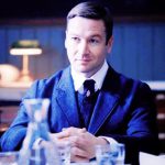 Actor Billy Carter as Thomas Andrews in Titanic Blood and Steel