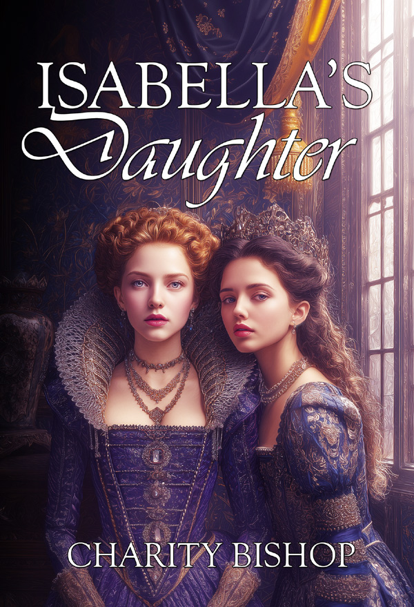 Catherine of Aragon and Juana of Castile on the cover of Isabella's Daughter